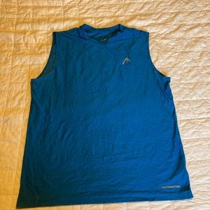 HEAD, blue hypertek athletic tank